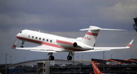 M-FUAD @ EGGW - Departing runway 26 - by Michael Vickers