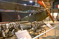 A2805 @ KFFO - Curtiss JN-4D Jenny.   The Jenny was powered by the OX-5 engine seen on the right. - by Strabanzer
