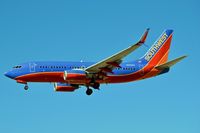 N269WN @ KBOI - Landing RWY 28L. - by Gerald Howard