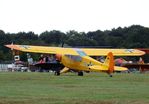 D-EFTB @ EBDT - Piper L-18C Super Cub (PA-18-95) at the 2019 Fly-in at Diest/Schaffen airfield - by Ingo Warnecke