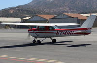 N714HH @ SZP - 1977 Cessna 150M, Continental O-200 100 Hp, taxi to Rwy 22 - by Doug Robertson