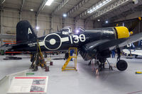 G-FGID @ EGSU - 1945 Goodyear FG-1D Corsair, c/n: 3111, BuNo. 88297 - by Timothy Aanerud