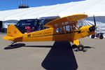 N35547 @ LVK - 1941 Piper J3C-65, c/n: 6452, 2019 AOPA Livermore Fly-In - by Timothy Aanerud