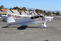 N374WT @ SZP - 2003 Red Hamilton WITTMAN W-10 TAILWIND, Race #37, careful inspection needed to find all of Red's speed tweeks on this winning racer, on Transient Ramp - by Doug Robertson