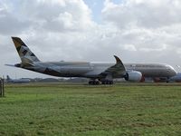 A6-XWB @ LFBD - Etihad Airways strored Bordeaux airport - by Jean Christophe Ravon - FRENCHSKY
