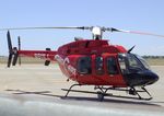 N911LL @ KLBB - Bell 407 EMS of AeroCare at Lubbock Preston Smith Intl. Airport, Lubbock TX - by Ingo Warnecke