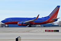 N261WN @ KBOI - Landing roll out on RWY 10L. - by Gerald Howard