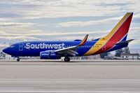 N213WN @ KBOI - Landing roll out. - by Gerald Howard