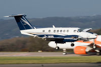 G-JASS @ EGGD - landing RWY 09 - by Dominic Hall