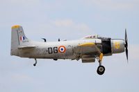 F-AZFN @ LFPB - Douglas AD-4N Skyraider, Take off rwy 05, Paris-Le Bourget (LFPB-LBG) Air show 2015 - by Yves-Q