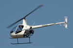 VH-KZO @ YPJT - Port side view of white livery Robinson R22 Beta VH-KZO Cn 4288 transiting at Jandakot YPJT, Perth, West Australia, on 17Nov2013. - by Walnaus47