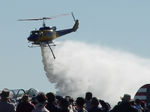 N234PH @ YBUD - Front Portside view of McDermott Aviation Bell 214B-1 Biglifter N234PH Cn 28050 flypast ‘water-dump’ at Bundaberg Airshow at Bundaberg Airport YBUD on 16Jul2005. Equipped with ‘under-cabin’ water tank, with ‘pick-up’ hose extended. - by Walnaus47