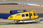N234PH @ YPJT - Stbd view of front end of McDermott Aviation Bell 214B-1 Biglifter N234PH Cn 28050 parked at Jandakot Airport YPJT West Australia on 18Nov2013. Equipped with ‘under-cabin’ water tank, with ‘pick-up’ hose, wearing Code Helitack 673. - by Walnaus47