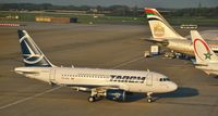 YR-ASC @ EBBR - Taxiing at Brussels - by j.van mierlo