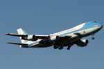 92-9000 @ KADW - VC-25 landing at Andrews AFB. - by Ben Suskind