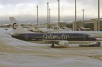 G-COLC @ ENGM - taken on slide on a dull day in January 1999. Bad quality into the camera = bad quality when scanning... sorry. - by Mo Herrmann