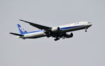 JA798A @ EGLL - Boeing 777-300 (ER) on finals to 9R London Heathrow. - by moxy