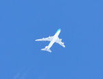 PH-CKC @ EGFH - OTT. KLM Cargo B747 aircraft eastbound at 35000 feet - by Roger Winser