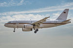 15 01 @ LPPT - German Airforce Airbus A319 landing on runway 03 at Lisbon Airport. - by João Pereira