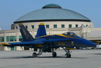 UNKNOWN @ CHA - CHA main terminal building w/ Blue Angel #4. - by Phil Snider