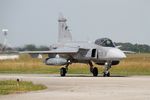 9238 @ LFRJ - Saab JAS-39C Gripen, Taxiing to flight line, Landivisiau Naval Air Base (LFRJ) Tiger Meet 2017 - by Yves-Q