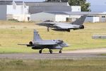 9238 @ LFRJ - Saab JAS-39C Gripen, Taxiing to flight line, Landivisiau Naval Air Base (LFRJ) Tiger Meet 2017 - by Yves-Q