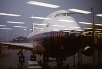 UNKNOWN @ CYUL - Boeing 747 of BOAC 1971 through a gate window at Dorval Airport - by Jean Papillon