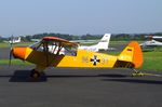 D-EFTB @ EDKB - Piper L-18C Super Cub (PA-18-95) at Bonn-Hangelar airfield during the Grumman Fly-in 2021 - by Ingo Warnecke