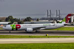 CS-TUB @ LPPT - TAP A339 Parking to rw21 at LPPT - by João Pereira