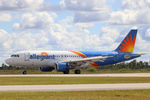 N262NV @ KPGD - Allegiant Flight 1707 (N262NV) arrives on Runway 4 at Punta Gorda Airport following flight from Rickenbacker International Airport - by James Donten