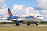 N282NV @ KPGD - Allegiant Flight 1733 (N282NV) taxis to the terminal at Punta Gorda Airport following flight from New York Stewart International Airport - by James Donten