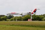 F-GRZL @ LFRB - Bombardier CRJ-700, On final Rwy 25L, Brest-Bretagne Airport (LFRB-BES) - by Yves-Q