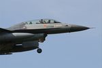 FB-22 @ LFRJ - General Dynamics F-16BM Fighting Falcon, On final rwy 07, Landivisiau naval air base (LFRJ) - by Yves-Q