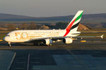A6-EEX @ LOWW - Emirates Airbus A380 Year of the Fiftieth - livery - by Thomas Ramgraber