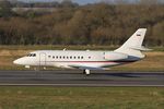 L1-01 @ LFRB - Dassault Falcon 2000EX, Taxiing rwy 07R, Brest-Bretagne airport (LFRB-BES) - by Yves-Q
