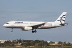 SX-DVG @ LMML - A320 SX-DVG Aegean Airways - by Raymond Zammit