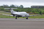D-FCYW @ EGFH - Visiting PC-12 operated by Air Independence.. - by Roger Winser