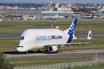 F-GSTD @ LFBO - Airbus A300B4-608ST Beluga, Taxiing to holding point rwy 14R, Toulouse Blagnac Airport (LFBO-TLS) - by Yves-Q