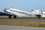 G-BFHF @ EGLK - Purchased at auction by Doug Arnold in 1977 and stored in the open at Blackbushe. Sold to Aviodrome Museum, Lelystad for static display in WWII Luftwaffe colours as 1Z+IK. - by PhilR