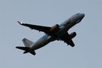 EC-MLE @ LFRB - Airbus A320-232, Take off rwy 07R, Brest-Bretagne airport (LFRB-BES) - by Yves-Q