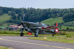 HB-RCF @ LSGE - Just landed at RIO Ecuvillens. Now in its original Swiss Airforce livery. - by sparrow9