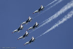 UNKNOWN @ KDOV - USAF Demo Team Thunderbirds F-16s - by Dariusz Jezewski  FotoDJ.com