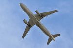 N474UA @ KPSP - United Airbus A320-232, N474UA on approach to 31L PSP - by Mark Kalfas