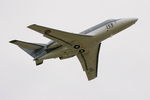 133 @ LFRJ - Dassault Falcon 10MER, Climbing from rwy 26, Landivisiau Naval Air Base (LFRJ) - by Yves-Q