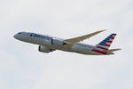 N870AX @ LFPG - Boeing 787-8 Dreamliner, Climbing from rwy 08L, Roissy Charles De Gaulle airport (LFPG-CDG) - by Yves-Q