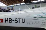 HB-STU @ EDNY - The Airplane Factory / ETH Zürich Cellsius E-Sling 4 with electric motor at the AERO 2023, Friedrichshafen - by Ingo Warnecke