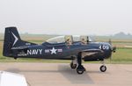 N379DM @ KFEP - North American T-28F - by Mark Pasqualino
