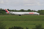 F-HMLJ @ LFRB - Bombardier CRJ-1000, Taxiing rwy 25L, Brest-Bretagne Airport (LFRB-BES) - by Yves-Q