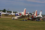 N888EZ @ KOSH - This Rutan Long Ez was at EAA Air Venture 2023 - by lk1250