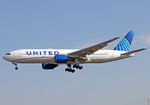 N798UA @ LEBL - Landing rwy 24R in new c/s - by Shunn311